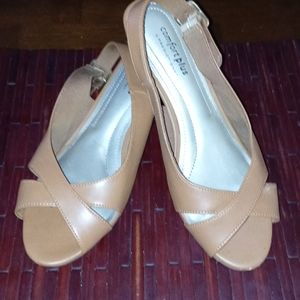 Beige sandals